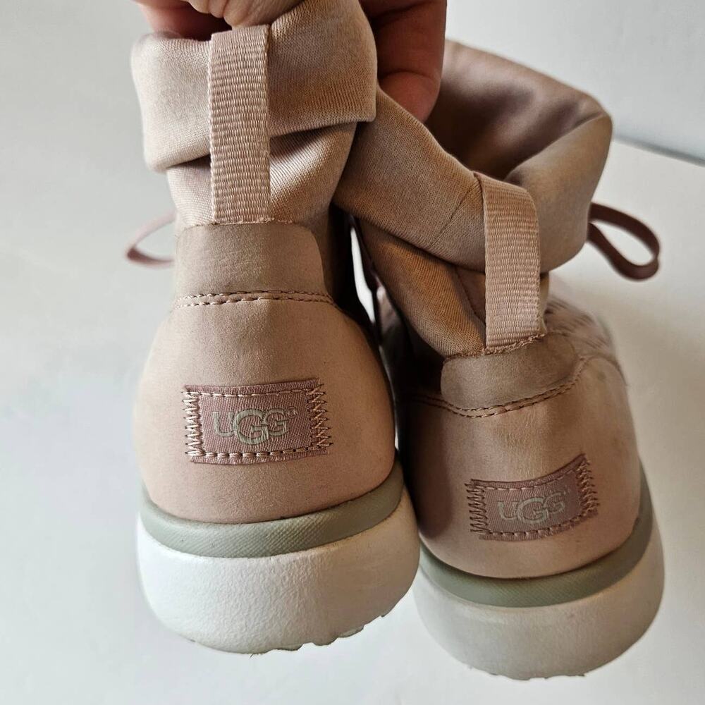 Ugg Islay Leather Bootie Sneakers Quartz Pink Women's 10‎ UK 8.5 EU 41 - Picture 5 of 10